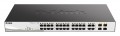 D-Link 24-Port 10/100/1000BaseT PoE Smart Switch DGS-1210-28P