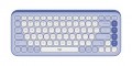 Logitech POP ICON Keys  Wireless Bluetooth Keyboard, Comfortable Typing, Programmable Keys, Easy-Switch Between up to 3 Devices, for Laptop, Tablet, PC – Lilac and Off-White