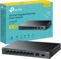 TP-Link 10-Port Gigabit Desktop Switch with 8-Port - LS1210GP