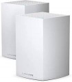 Linksys MX8400-ME Velop Whole Mesh Router AX4200 MU-MIMO Tri-Band Gigabit, (600+1200+2400 Mbps) MU-MIMO, Simultaneous DualBand MESH SYSTEM, 2.4 GHz + 5GHz (x2), 4x4 WiFi 6, 1 Gigabit WAN & 4 Gigabit LAN Ports, 3.0 - (Pack of 2)