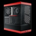 HYTE Y70 Upgraded Modern Aesthetic Dual Chamber Panoramic Tempered Glass Mid-Tower ATX Computer Gaming Case with PCIE 4.0 Riser Cable Included, Red (CS-HYTE-Y70-BR)