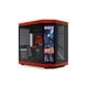 HYTE Y70 Touch Infinite Dual Chamber ATX Mid Tower Modern Aesthetic Case with Integrated 2.5K LCD Touchscreen - Black Cherry