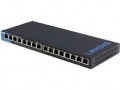 Linksys LGS116P-UK 16 port Business GIGABIT POE+ UNMANAGED Desktop SWITCH (HALF POE)