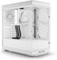 HYTE Y40 Modern Aesthetic Panoramic Tempered Glass Mid-Tower ATX Computer Gaming Case with PCIE 4.0 Riser Cable Included, Snow White (CS-HYTE-Y40-WW)
