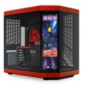 Hyte Y70 Touch Infinite Modern Aesthetic Mid-Tower ATX Gaming Case - Black Cherry