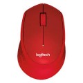 Logitech M331 Silent Plus Wireless Mouse- Red