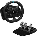 Logitech G923 Racing Wheel and Pedals, TRUEFORCE up to 1000 Hz Force Feedback, Responsive Driving Design, Dual Clutch Launch Control, Genuine Leather Wheel Cover, for PS5, PS4, PC, Mac - Black