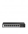 D-Link 10 port 100Mbps with  10/100 Mbps 8 PoE ports DES-F1010P