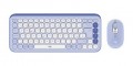 Logitech POP ICON Keys Wireless Bluetooth Keyboard, Comfortable Typing, Programmable Keys, Easy-Switch Between up to 3 Devices, for Laptop, Tablet, PC – Lilac and Off-White